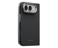 PITAKA 
Edge Case do iPhone 18 Fold Back Cover Black Grey(Twill) - 1611910 - zdjęcie 1